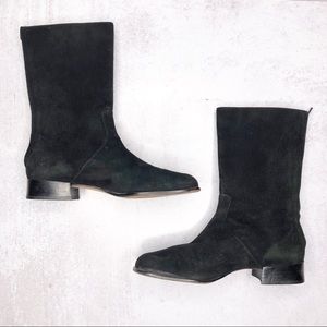 Ralph Lauren Suede Mid Calf Boots